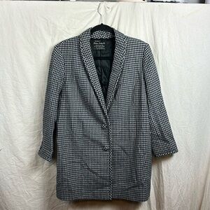 Bablock Made in Scotland Herringbone Mink and Cashmere Blazer